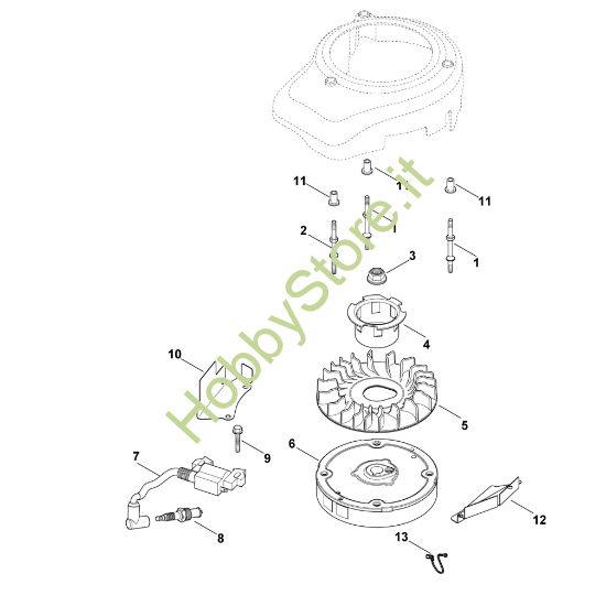 Picture of J - Impianto di accesione XT-800 (XT800-2052)